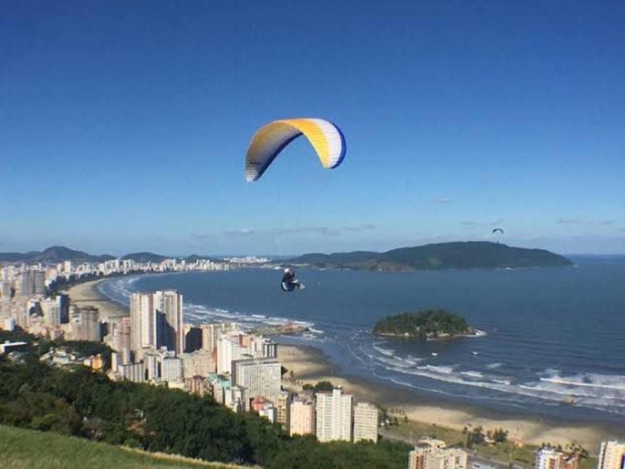 Kitinete 1514 Com Vista Para O Mar São Vicente 外观 照片